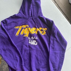 LSU TIGERS S CH HOODIE W/FRONT POCKETS